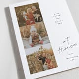 "Love Letter" - Thanksgiving Cards in Snow by Nicoletta Savod - Detail
