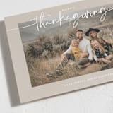 "Fields" - Thanksgiving Cards in Mink by Annie Clark - Detail