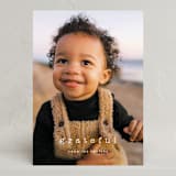 "Typewriter" - Thanksgiving Cards in Snow by Sara Hicks Malone - Front