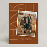 "Thankful Sentiment" - Thanksgiving Cards in Nutmeg by Sandra Picco Design - Front