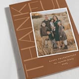 "Thankful Sentiment" - Thanksgiving Cards in Nutmeg by Sandra Picco Design - Detail