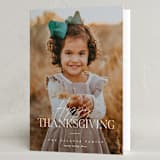 "Thankgiving Classic" - Thanksgiving Cards in Whipped Cream by Pixel and Hank - Folded Card