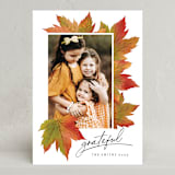 "Maple Lovers" - Thanksgiving Cards in Autumn by Grae - Front