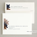 "collage foliage" - Thanksgiving Cards in Chestnut by Carrie Moradi - FREE Recipient Addressing