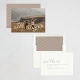 "Give Thanks Modern" - Thanksgiving Cards in Powder by Kristel - Assembled