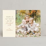 "Acorn" - Thanksgiving Cards in Cream by Ashlee Townsend - Front