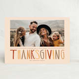 "Thanksgiving Hand Lettering" - Thanksgiving Cards in Oatmeal by Coit Creative - Front