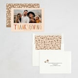 "Thanksgiving Hand Lettering" - Thanksgiving Cards in Oatmeal by Coit Creative - Assembled