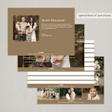 "Thanksgiving Photo Album" - Thanksgiving Cards in Pecan Pie by Alexandra Cohn - Back of Card Options