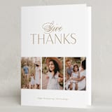 "Breathe" - Thanksgiving Cards in Cornmeal by Erin L. Wilson - Folded Card