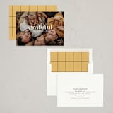"gratefully centered" - Thanksgiving Cards in Milk by Liz Conley - Assembled