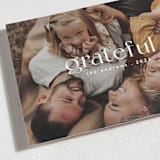 "gratefully centered" - Thanksgiving Cards in Milk by Liz Conley - Detail