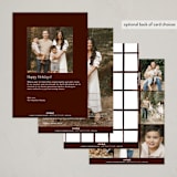 "thankful side" - Thanksgiving Cards in Milk by Liz Conley - Back of Card Options