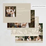 "Thanksgiving Flourish" - Thanksgiving Cards in Whipped cream by Wildfield Paper Co - Back of Card Options