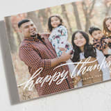 "Thanksgiving Flourish" - Thanksgiving Cards in Whipped cream by Wildfield Paper Co - Detail