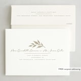 "Thanksgiving Flourish" - Thanksgiving Cards in Whipped cream by Wildfield Paper Co - FREE Recipient Addressing
