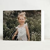 "Chic Script" - Thanksgiving Cards in Vanilla by Nicoletta Savod - Folded Card