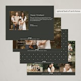 "Typewriter" - Thanksgiving Cards in Snow by Sara Hicks Malone - Back of Card Options