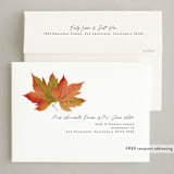 "Maple Lovers" - Thanksgiving Cards in Autumn by Grae - FREE Recipient Addressing