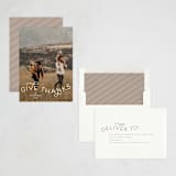 "Give Thanks Modern" - Thanksgiving Cards in Powder by Kristel - Assembled