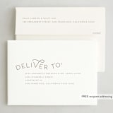 "Give Thanks Modern" - Thanksgiving Cards in Powder by Kristel - FREE Recipient Addressing