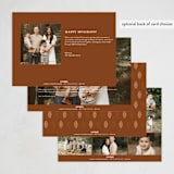 "Thankful Sentiment" - Thanksgiving Cards in Nutmeg by Sandra Picco Design - Back of Card Options