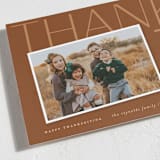 "Thankful Sentiment" - Thanksgiving Cards in Nutmeg by Sandra Picco Design - Detail