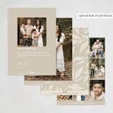 "Thanksgiving Flourish" - Thanksgiving Cards in Whipped cream by Wildfield Paper Co - Back of Card Options