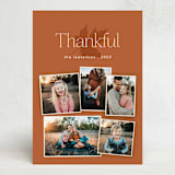 "Family Album" - Thanksgiving Cards in Chestnut by Morgan Kendall - Front