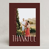 "depth" - Thanksgiving Cards in Pecan by Pixel and Hank - Front