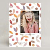 "geometrical leaves and fruits" - Thanksgiving Cards in Abundance by Sumak Studio - Front