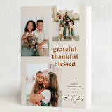 "All of the Above" - Thanksgiving Cards in Cinnamon by Annie Clark - Folded Card