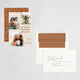 "All of the Above" - Thanksgiving Cards in Cinnamon by Annie Clark - Assembled