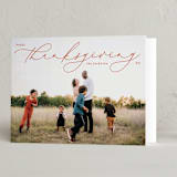 "scripted thanksgiving" - Thanksgiving Cards in Maple Leaf by Liz Conley - Folded Card