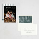 "simply thankful" - Thanksgiving Cards in Whipped Cream by Ashley DeMeyere - Assembled