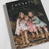 "simply thankful" - Thanksgiving Cards in Whipped Cream by Ashley DeMeyere - Detail