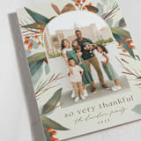 "Autumn Botanical Frame" - Thanksgiving Cards in Toasted Almond by Keen Peachy - Detail