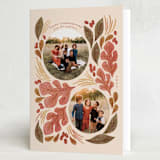 "Full Of Thanks" - Thanksgiving Cards in Almond by Heather Cairl - Folded Card