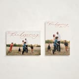 "scripted thanksgiving" - Thanksgiving Cards in Maple Leaf by Liz Conley - Photo Orientation Options