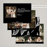 "Grateful Hearts" - Thanksgiving Cards in Ink by Blustery August - Back of Card Options
