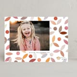 "geometrical leaves and fruits" - Thanksgiving Cards in Abundance by Sumak Studio - Front