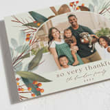 "Autumn Botanical Frame" - Thanksgiving Cards in Toasted Almond by Keen Peachy - Detail