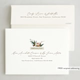 "Autumn Botanical Frame" - Thanksgiving Cards in Toasted Almond by Keen Peachy - FREE Recipient Addressing