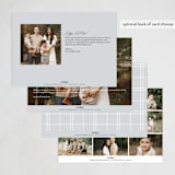 "Minimal Edge" - Thanksgiving Cards in Cloud by Nicole Walsh - Back of Card Options