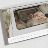 "Minimal Edge" - Thanksgiving Cards in Cloud by Nicole Walsh - Detail