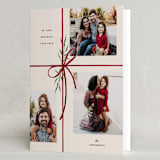 "Holiday gifts" - Thanksgiving Cards in Burgundy by Susan Zinader - Folded Card