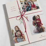 "Holiday gifts" - Thanksgiving Cards in Burgundy by Susan Zinader - Detail