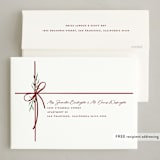 "Holiday gifts" - Thanksgiving Cards in Burgundy by Susan Zinader - FREE Recipient Addressing