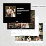 "Serene Surround" - Thanksgiving Cards in Snow by Kelly Schmidt - Back of Card Options