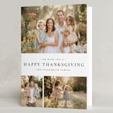 "Quartzite" - Thanksgiving Cards in Pinion by Wildfield Paper Co - Folded Card